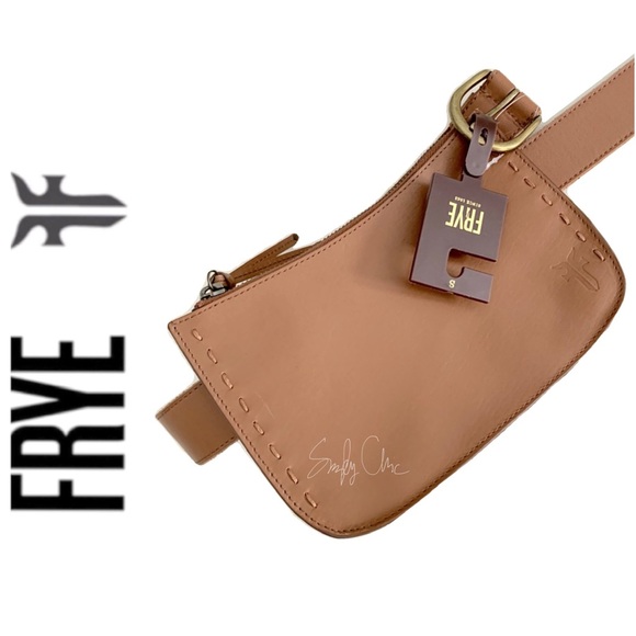 Frye Handbags - NWT FRYE genuine leather belt bag tan